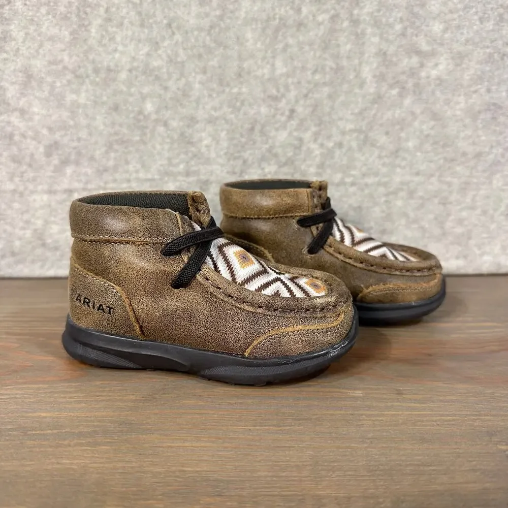 Ariat - Unisex Toddler Size 4 - Lil' Stomper Jamie Spitfire Shoes